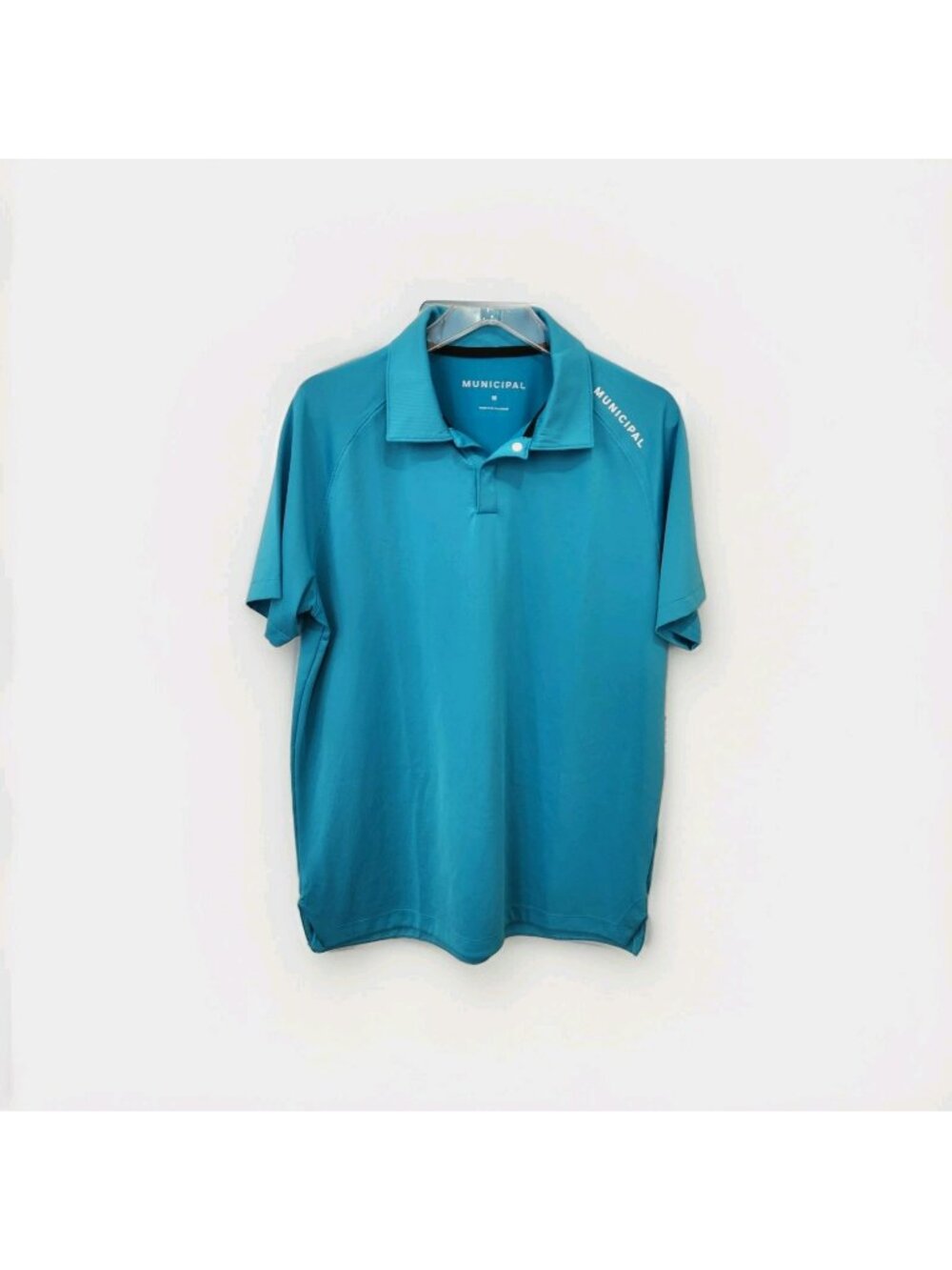 NWT Municipal Sport Utility Gear Sportcross Polo Short Sleeve Blue Men's Medium